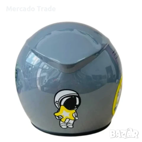 Детска каска за мотор Mercado Trade, За скутер, XS размер, Сив и розов, снимка 9 - Аксесоари и консумативи - 51282566