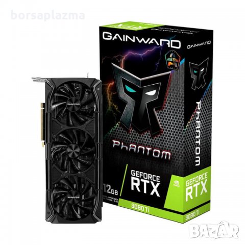 Gainward GeForce RTX 3080 Ti Phantom 12GB GDDR6X - HDMI/Tri DisplayPort - PCI Express (NVIDIA GeForc, снимка 1 - Видеокарти - 35731333