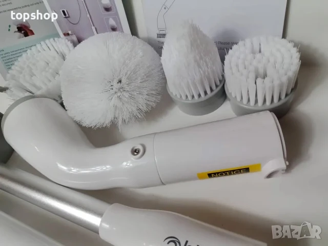 Електрически безжичен мощен Моп, скрубер LABIGO LA1 Pro, акумулаторен със сменяеми глави и удължител, снимка 5 - Други - 50493435