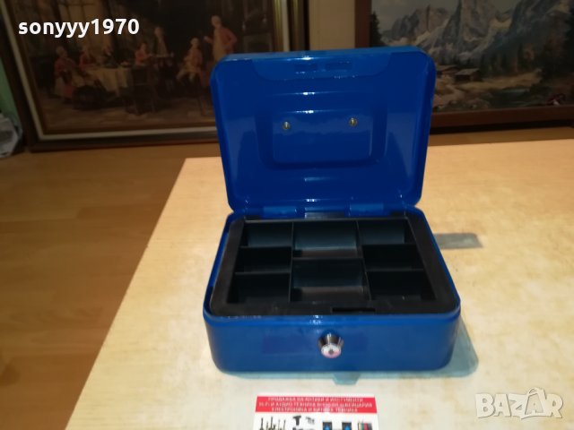 СЕИФ-КАСА 20Х16Х8СМ-МЕТАЛНА БЕЗ КЛЮЧ 0110211024, снимка 6 - Антикварни и старинни предмети - 34312485