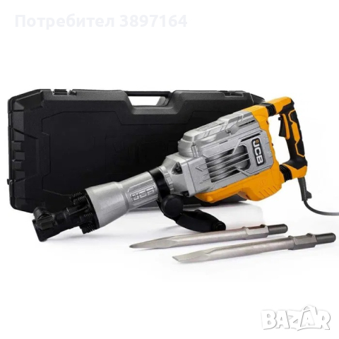 ОРИГИНАЛЕН НЕМСКИ КЪРТАЧ JCB електрически 1700W 30мм Hex JCB-DH1700-E 65J, снимка 1