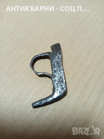 Соц Стар Ръчно Кован Чакмак За Палене На Огън., снимка 6 - Антикварни и старинни предмети - 49945902
