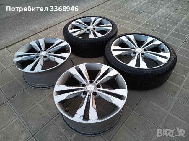 Джанти Мерцедес 18" 5х112 MERCEDES 5X112 CLA A B C E, снимка 3 - Гуми и джанти - 53803250
