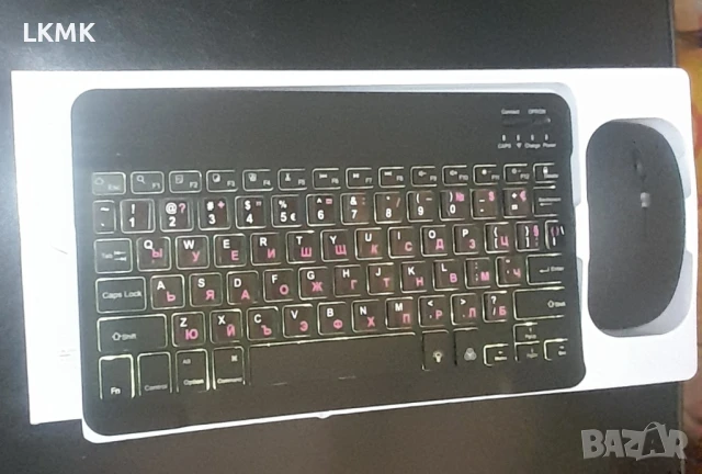 Безжични  блутут  Клавиатура  и  Мишка, снимка 8 - Клавиатури и мишки - 50468330