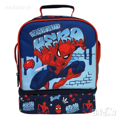 Термо чанта за обяд Спайдърмен, 22x14x28 см., снимка 2 - Хладилни чанти - 51520735