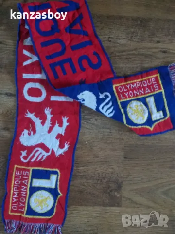olympique lyonnais vintage - ретро футболен шал , снимка 6 - Шалове - 47682940
