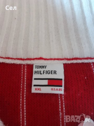 Оригинален мъжки пуловер Tommy Hilfiger ХХЛ , снимка 3 - Пуловери - 48780441