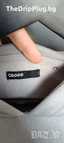 Cropp дамски суичър размер L в сиво hoodie отлично състояние , снимка 6 - Суичъри - 55838436