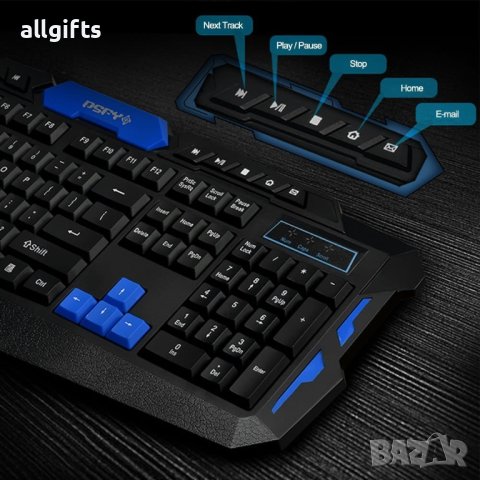 8100 Геймърска wireless клавиатура и мишка, снимка 5 - За дома - 35797191