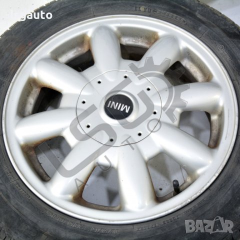 Алуминиеви джанти 4x100 с гуми R15 Mini Hatch (R50; R53)(2001-2006) ID:90012, снимка 6 - Части - 38826186