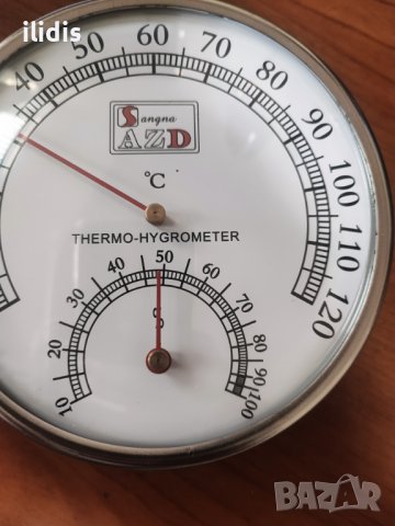 Термометър с влагомер за сауна .  Sauna Room Thermometer Hygrometer