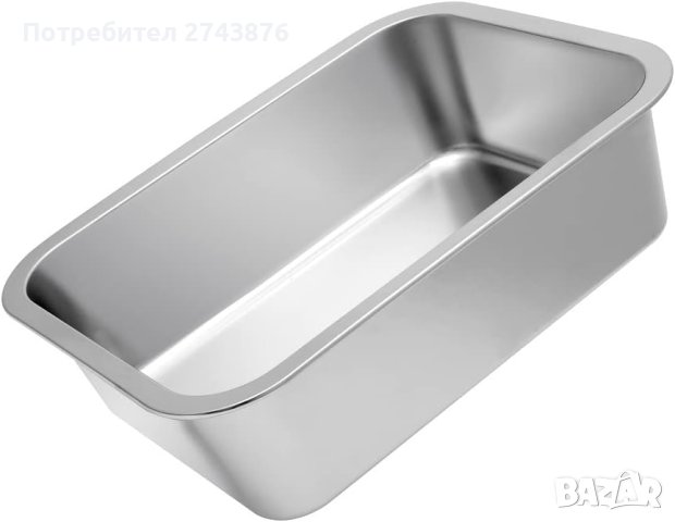 Иноксова дълбока тава правоъгълна ,40х30х15см, снимка 2 - Съдове за готвене - 44491849