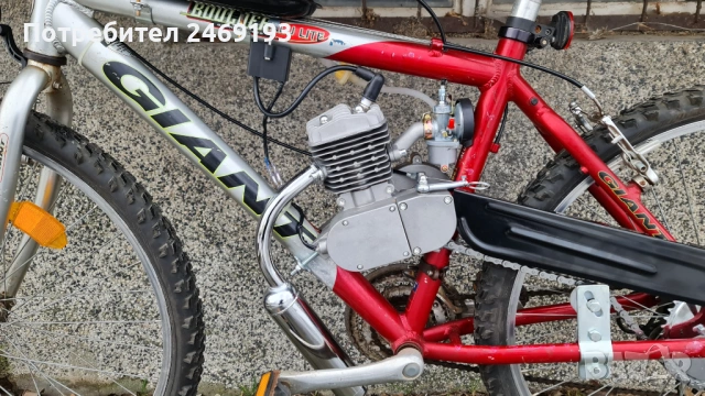 Моторно колело 80куб , снимка 2 - Велосипеди - 53578346