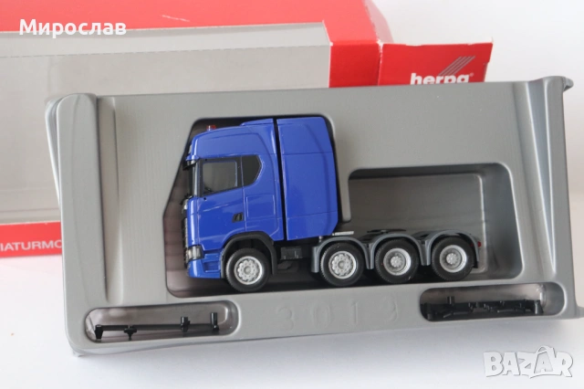 HERPA H0 1/87 SCANIA ВЛЕКАЧ КАМИОН МОДЕЛ, снимка 2 - Колекции - 53644736