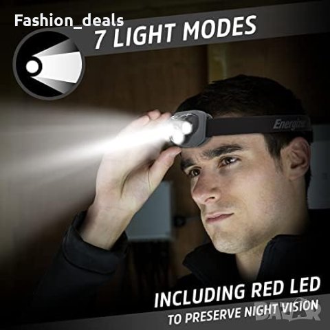 Нови 2 броя Челно фенерче Energizer Head Torch Челник глава светлина, снимка 3 - Други стоки за дома - 41439819