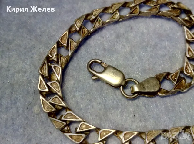 СТИЛНА ВИНТИДЖ АРТ МОДЕЛ СРЕБЪРНА ГРИВНА СРЕБРО 925 МАЙСТОРСКА БИЖУТЕРСКА ИЗРАБОТКА 47473, снимка 2 - Гривни - 49682476