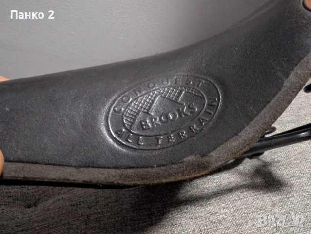 Ретро Brooks Conquest Седалка, снимка 10 - Части за велосипеди - 52464485