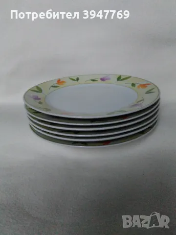 комплект 6 немски чинии, снимка 2 - Чинии - 47405076
