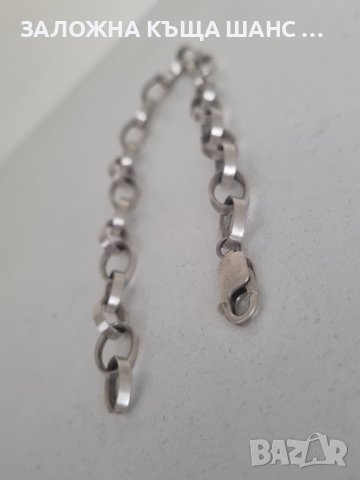 Сребърна гривна 925 проба , снимка 3 - Гривни - 41734310