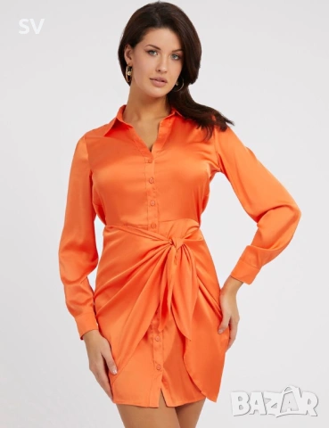 Рокля Guess сатен Нова , снимка 4 - Рокли - 53529436