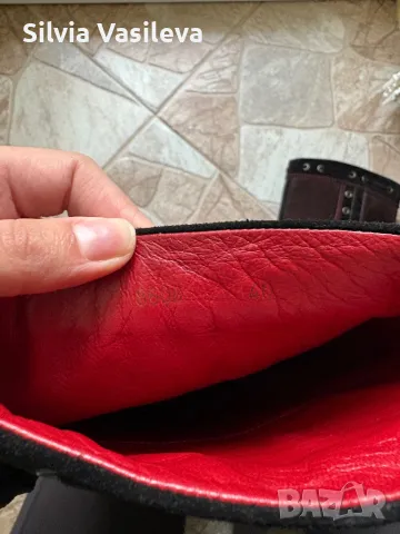 Дамски ботуши от естествен велур/кожа YVS Yves Saint Laurent, снимка 5 - Дамски ботуши - 48767581