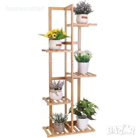 ПРОМОЦИЯ Бамбуков цветарник с 5 нива UNHO XJJ197-S-G1