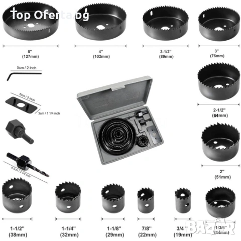 Комплект триони за дупки за дърво, гиспокартон , снимка 2 - Други инструменти - 53783018