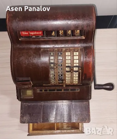 Ретро Касов апарат Nacional, снимка 3 - Антикварни и старинни предмети - 50426920