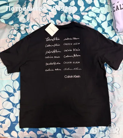 Calvin Klein S р-р oversized, снимка 2 - Тениски - 56013848