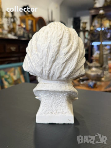 Бюст на великия композитор и пианист Брамс - GOEBEL №7885, снимка 4 - Колекции - 53618473