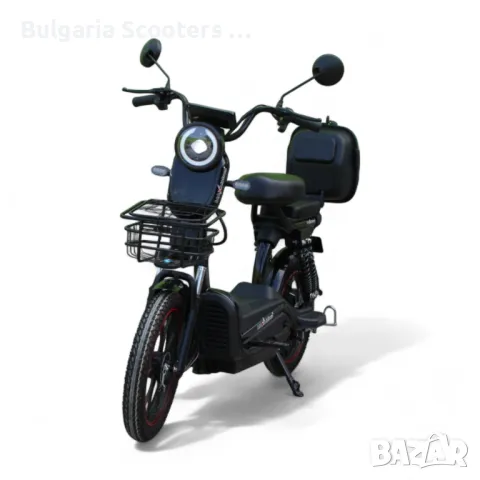 Електрически Мотопед MaxMotors EBZ 18 750W/48V/20Ah - BLACK, снимка 2 - Мотоциклети и мототехника - 50015442