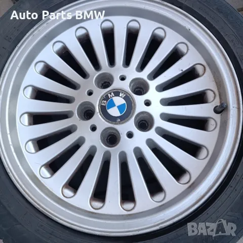 Джанти 15 цола BMW E39 Style 33 със зимни гуми 205/55/15 БМВ Джанти Е39, снимка 3 - Гуми и джанти - 48720060