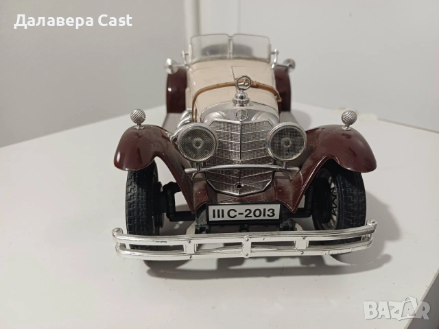 1/18 Mercedes SSK  1928 Bburago , снимка 3 - Колекции - 53790862