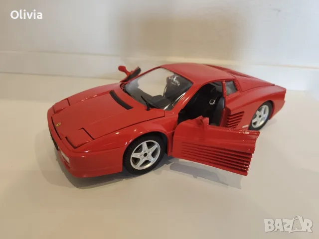 Porsche Carrera 1:18 Mercedes DTM , Ferrari Testarossa Mira, Maisto , снимка 9 - Колекции - 55726607