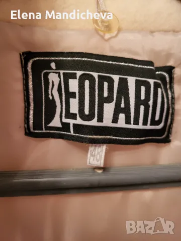 Бяло Шампанско палто яке връхна дреха с пухена яка , снимка 8 - Палта, манта - 48654553