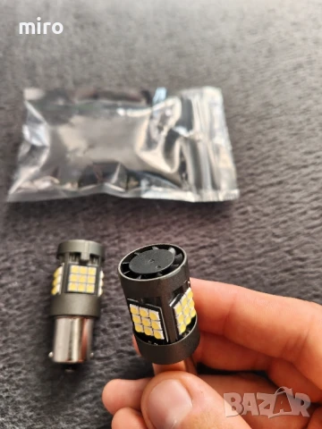 led крушки p21w за дневни светли с canbus, снимка 2 - Аксесоари и консумативи - 51255969