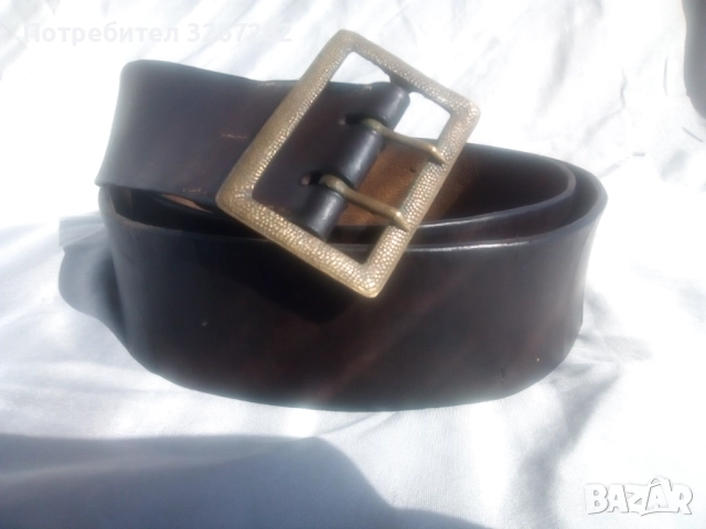 Колан,Военен,Офицерски,Полеви,Естествена Кожа