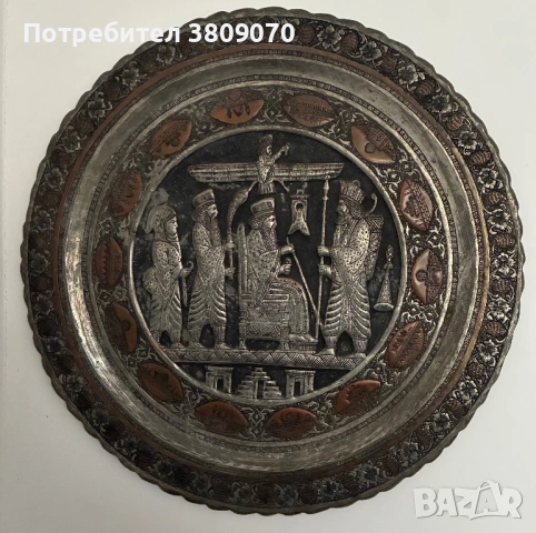 антични медни подноси , снимка 6 - Антикварни и старинни предмети - 53304688