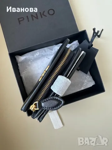 Дамско портмоне Pinko black, снимка 4 - Портфейли, портмонета - 48471523