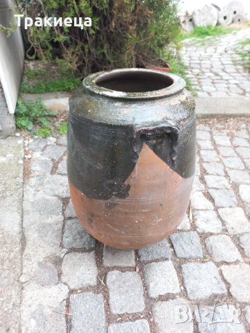 ГОЛЯМА СТАРА ДЕЛВА ГЪРНЕ КЕРАМИКА , снимка 4 - Антикварни и старинни предмети - 44680965