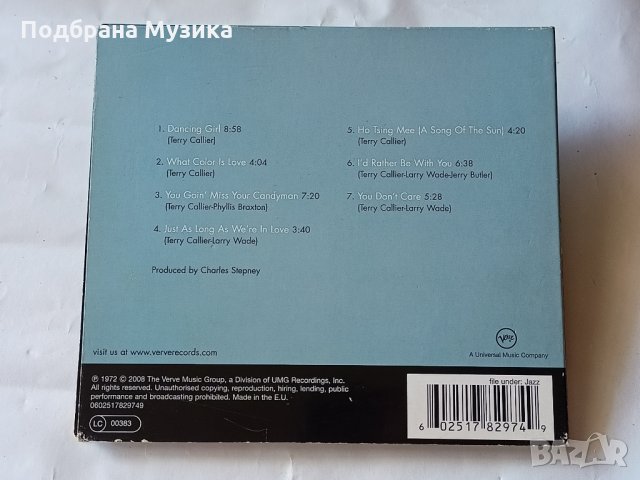 Terry Callier - What Color Is Love, снимка 3 - CD дискове - 34049798