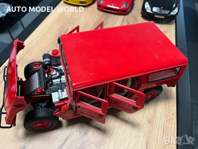 Метална колекционерска количка модел HUMMER H1 1999г. 1:18 MAISTO, снимка 6 - Колекции - 52794811