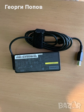 Lenovo 65W AC Adapter, Жълта букса, Оригинално зарядно за лаптоп
