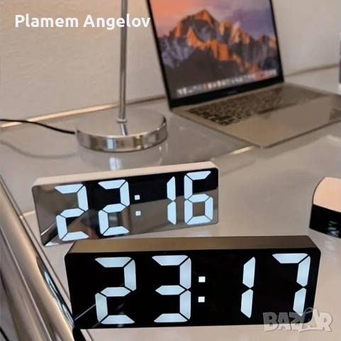 Модерен LED цифров будилник-часовник,температура,календар

| Регулиране на яростта, снимка 4 - Друга електроника - 52944963