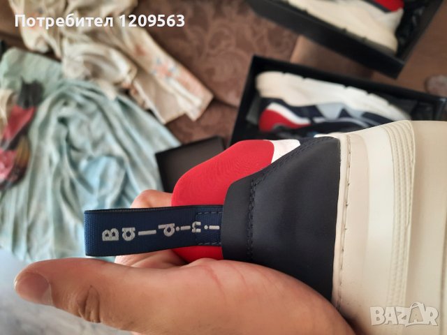 италиански мъжки кожени обувки baldinini 43 от естествена кожа, снимка 5 - Маратонки - 41722788
