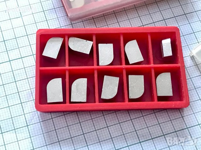 10бр. запояеми твърдосплавни пластини SANDVIK, снимка 2 - Други инструменти - 35782402