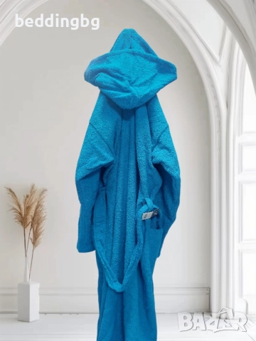 #Халат за #баня с качулка 100 % памук Яна Панагюрище , снимка 7 - Хавлиени кърпи - 32926244