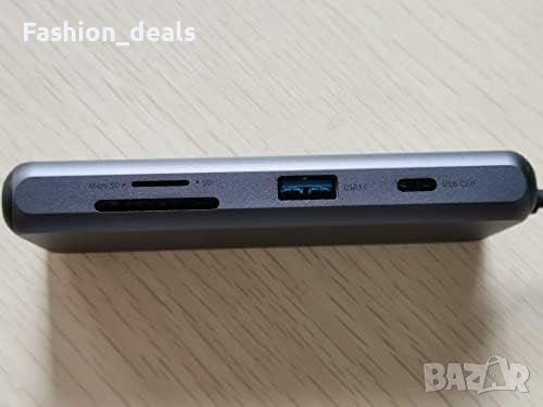Нова USB C докинг станция с двоен монитор и 2 HDM/100W PD/лаптоп, снимка 11 - Друга електроника - 41502603