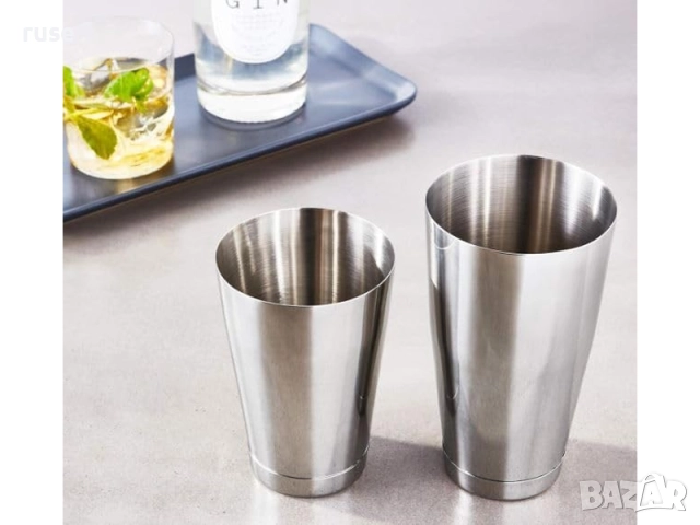 НОВИ! Шейкър за коктейли Boston Tin on Tin 700мл, снимка 9 - Други - 51695708