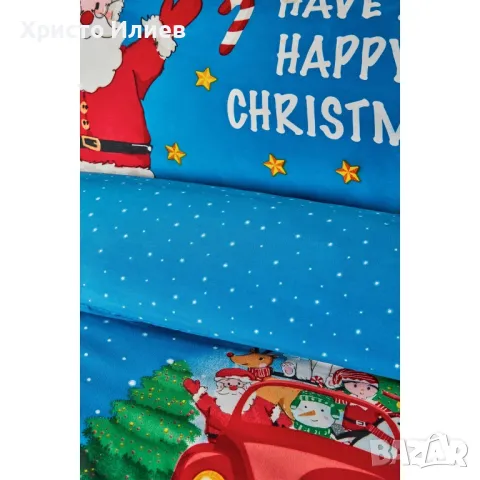 Детски коледен спален комплект, снимка 2 - Спално бельо и завивки - 47938090